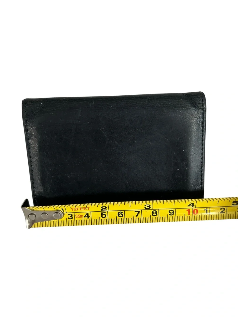 COACH Men’s Black Leather Bifold Card Holder Vintage Classic